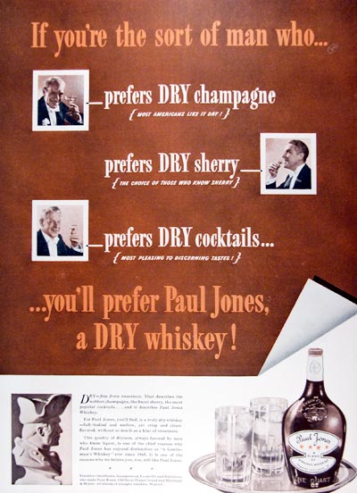 1937 Paul Jones Whiskey #024228