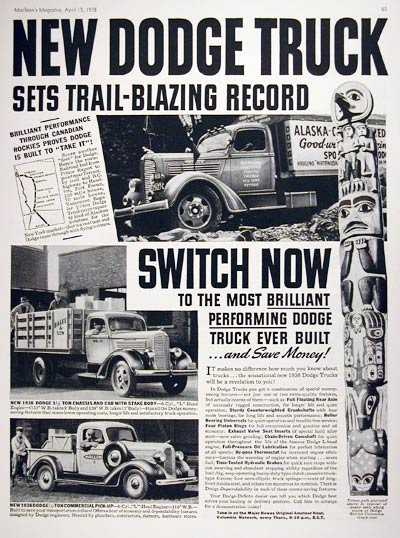 1938 Dodge Trucks #008067