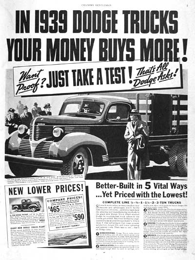 1939 Dodge Trucks #002388