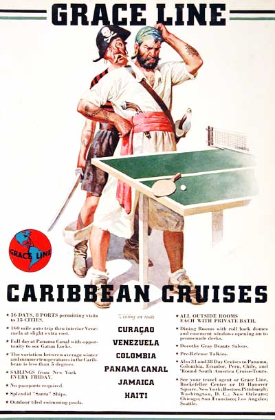 1939 Grace Cruise Lines #003544