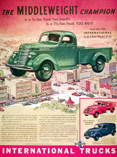 1939 International D-15 Pickup #008025