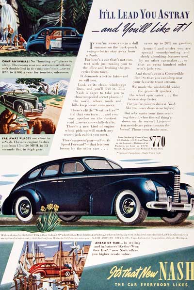 1939 Nash Sedan #003553