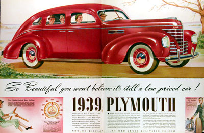 1939 Plymouth Streamline Sedan #017297