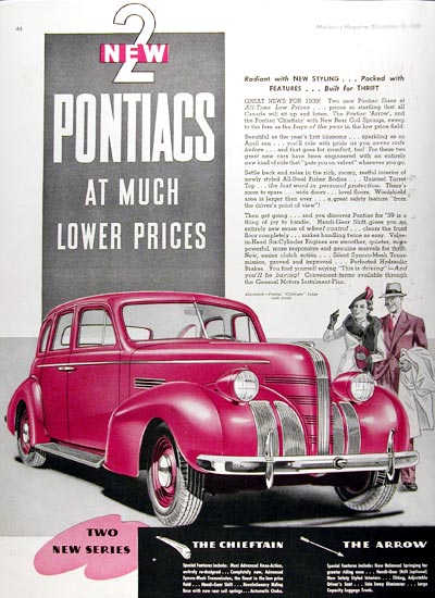 1939 Pontiac Chieftain Sedan #017300