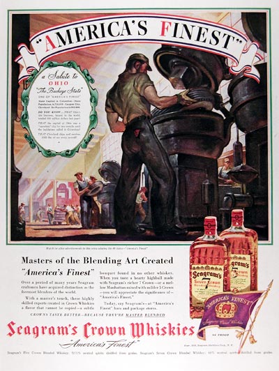 1939 Seagram's Crown Whiskey #024322
