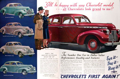 1940 Chevrolet Deluxe Sedan #023814