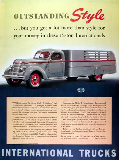 1940 International D-30 Stake Truck #024338