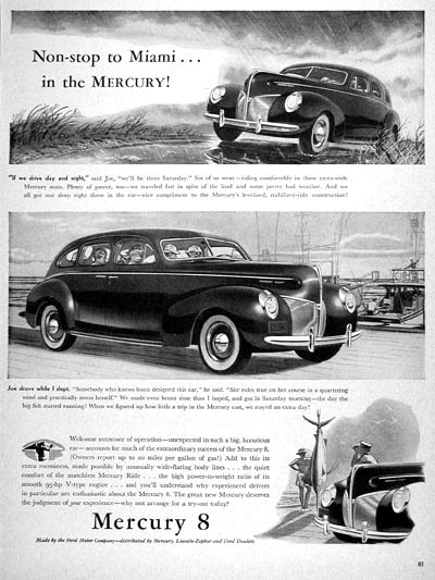 1940 Mercury Sedan #006724