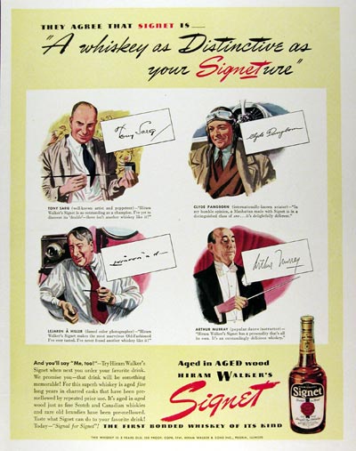 1941 Signet Whiskey #008976