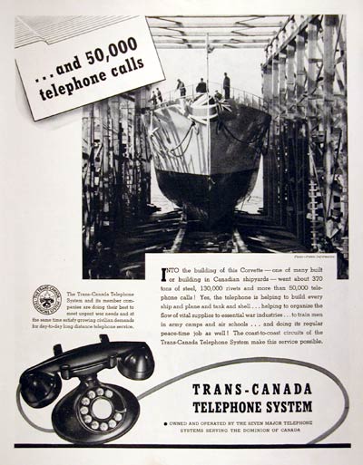 1942 Trans Canada Telephone #008101