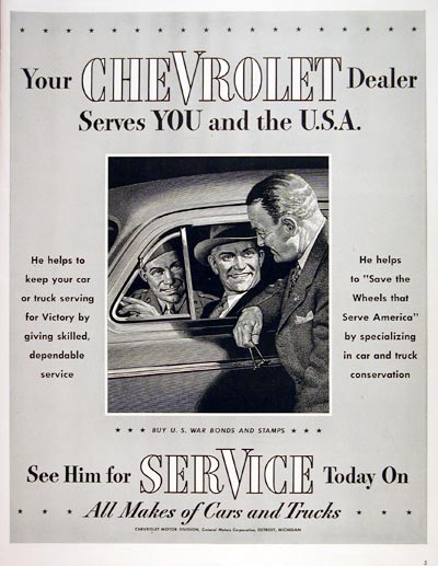 1943 Chevrolet Dealer #007113