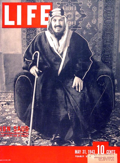 1943 Life Cover - King Saud #006897