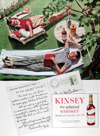 1945 Kinsey Whiskey #009656