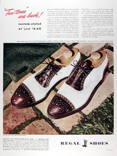 1945 Regal Shoes #009724