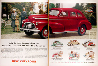 1946 Chevrolet Stylemaster Classic Ad #000413
