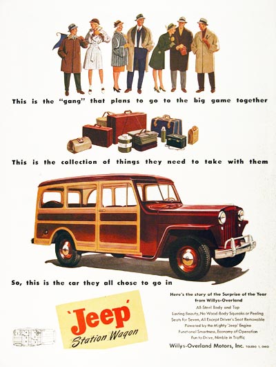 1946 Jeep Wagon Classic Ad #001520