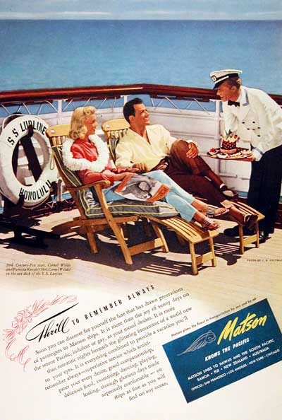 1947 Matson Cruise Lines #003928
