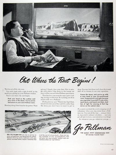 1947 Pullman Rail Cars #0023838