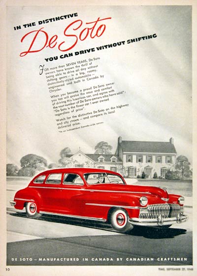 1948 DeSoto Sedan #004372