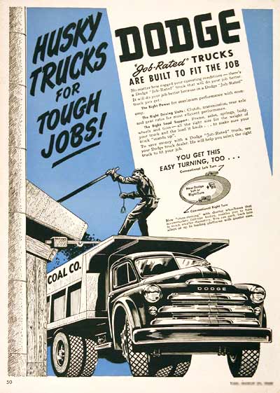1949 Dodge Trucks Vintage Ad #001906