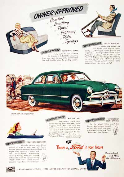 1949 Ford Custom Classic Ad #001908