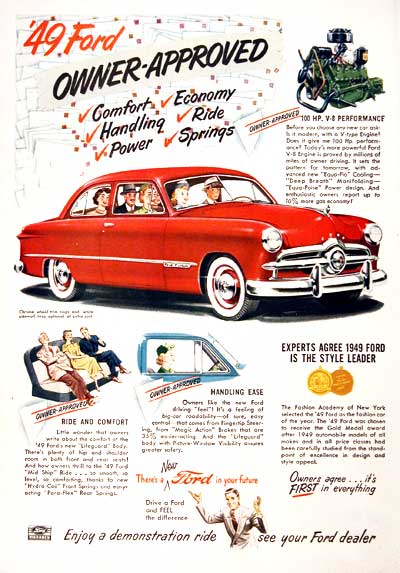 1949 Ford Custom Classic Ad #001570