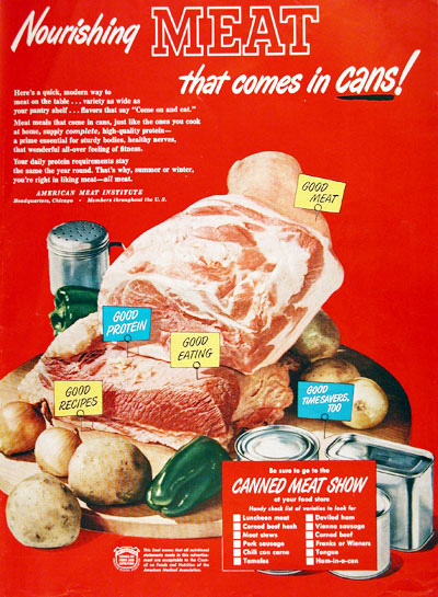 1950 Canned Meat #002954