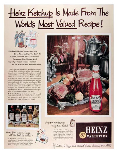 1950 Heinz Tomato Ketchup #024451