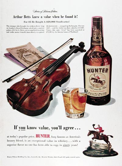 1950 Hunter Whiskey #023713
