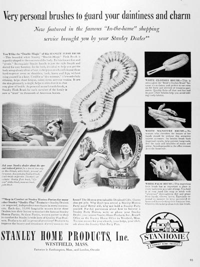 1950 Stanley Flesh Brush #024427