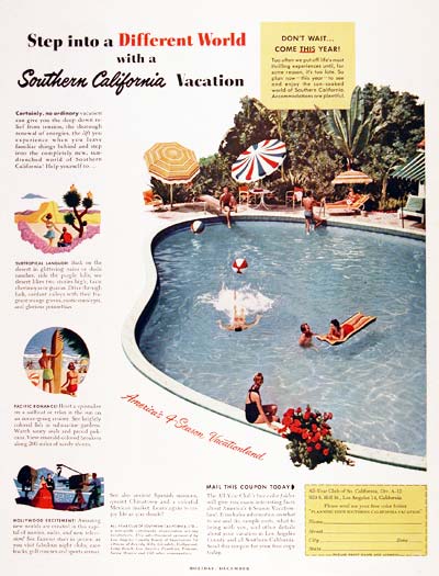1951 Visit Southern California #003728
