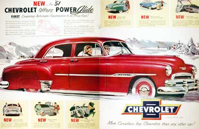1951 Chevrolet Deluxe Vintage Ad  #001933