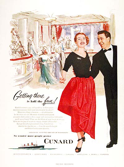 1951 Cunard Cruise Lines #003940