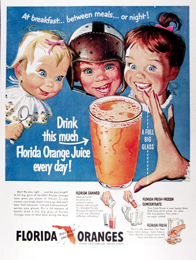 1951 Florida Orange Juice #024562
