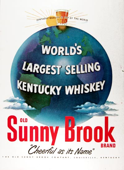 1951 Sunny Brook Kentucky Whiskey #024539
