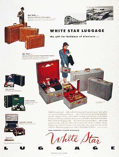 1951 White Star Luggage #003723