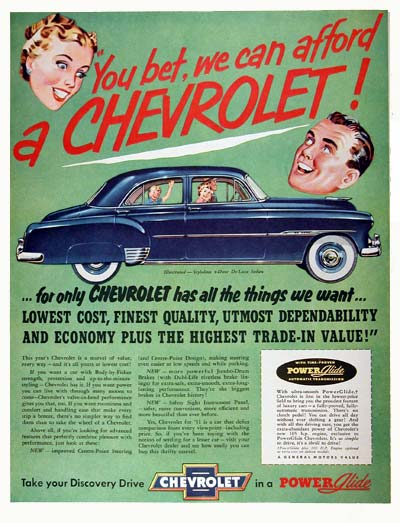 1952 Chevrolet Styleline #001990