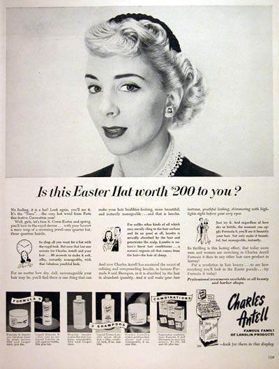 1953 Charles Antell Hair Care #004046