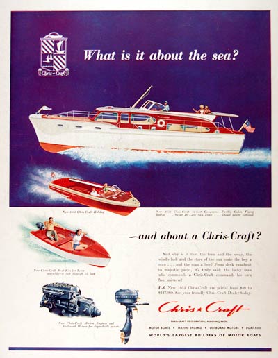 1953 Chris Craft Conqueror #001485