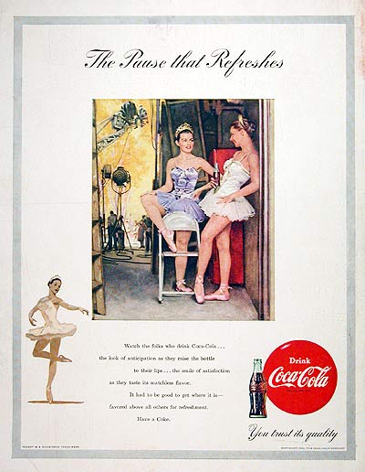 1953 Coca Cola Ballerinas #004033