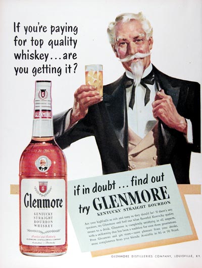 1953 Glenmore Kentucky Whiskey #024626