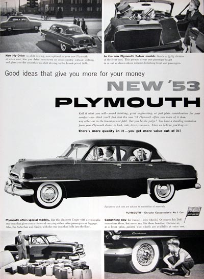 1953 Plymouth Cranbrook Sedan #024635