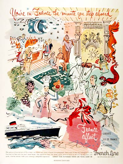1954 French Cruise Lines