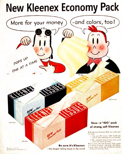 1955 Kleenex Tissues #004111