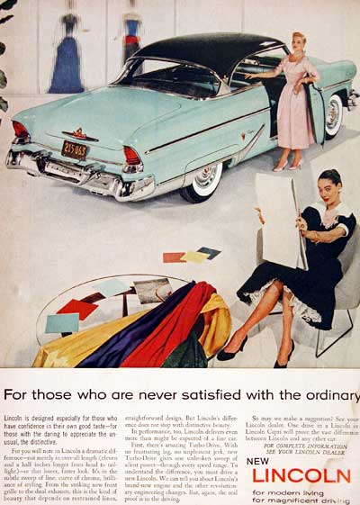 1955 Lincoln Capri #002979