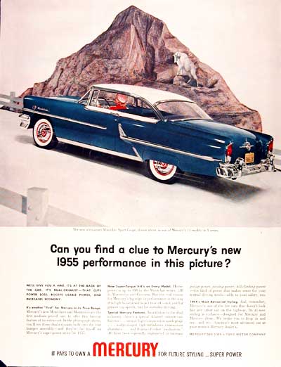 1955 Mercury Montclair Coupe #003799