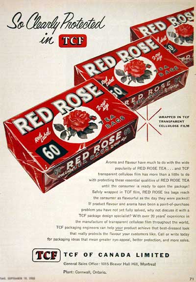1955 TCF Red Rose Tea #002966