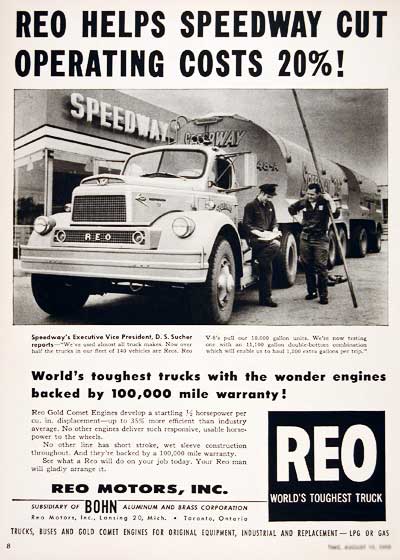 1955 REO Tanker #002974