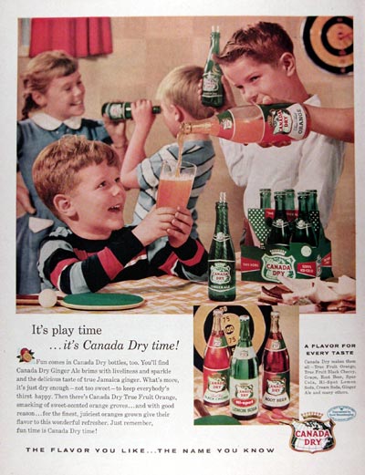 1956 Canada Dry Sodas #024663