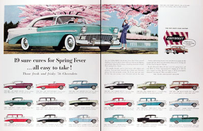 1956 Chevrolet Bel Air Model Line #024722